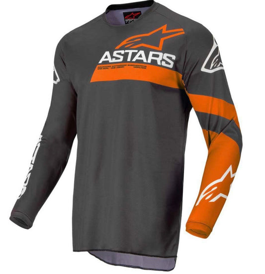 Fluid Chaser Jersey Anthracite Coral Fluo – Size Large | High-Performance Cycling Jersey