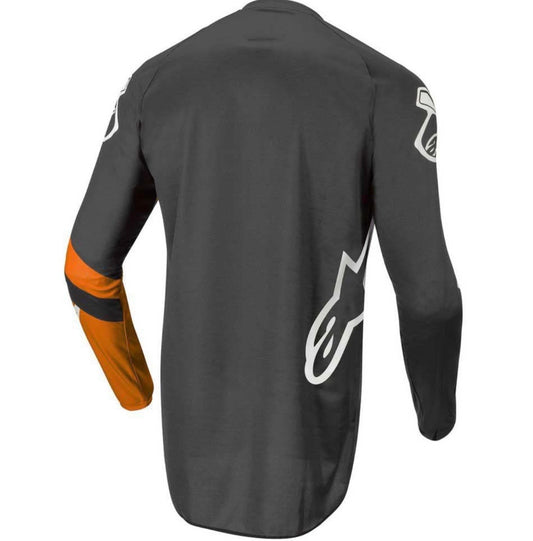Fluid Chaser Jersey Anthracite Coral Fluo – Size Large | High-Performance Cycling Jersey