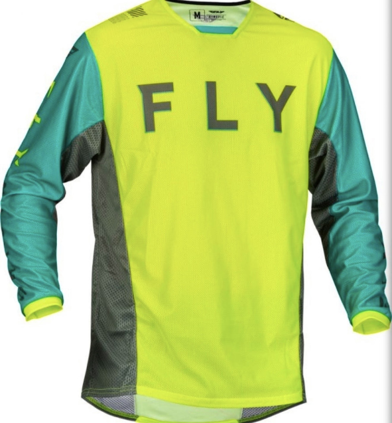 Kinetic Mesh Kore Jersey Hi-Vis Teal GreyXL – Size XL
