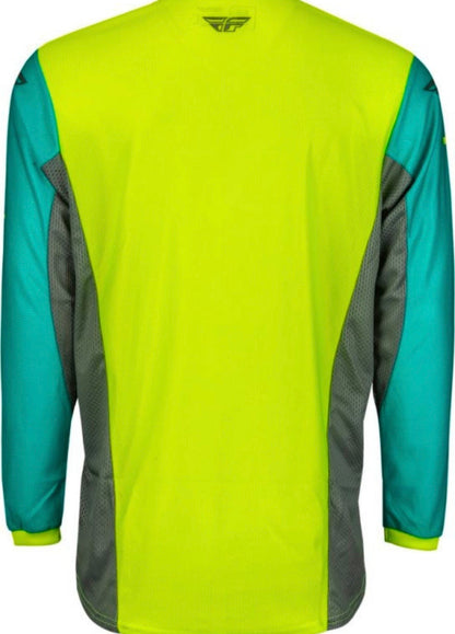 Kinetic Mesh Kore Jersey Hi-Vis Teal GreyXL – Size XL