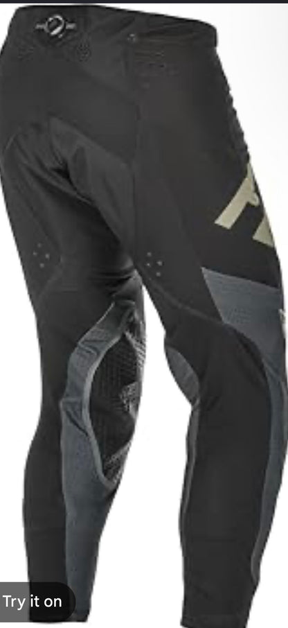 FLY Evolution DST Pants Grey/Black/Stone – Size 34 | Performance Pants