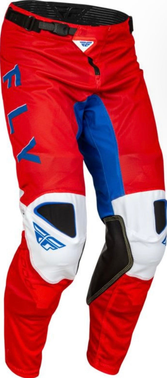 FLY Kinetic Mesh S.E Kore Pants Red/White/Blue | Performance Mesh Pants