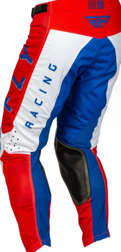 FLY Kinetic Mesh S.E Kore Pants Red/White/Blue | Performance Mesh Pants