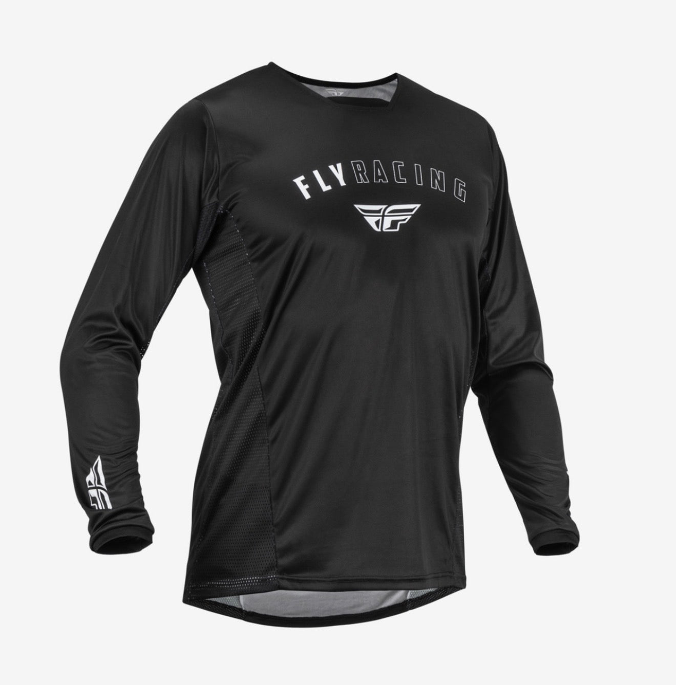 Patrol Motocross Jersey – Black/White | Breathable Off-Road & Dirt Bike MX Riding Gear