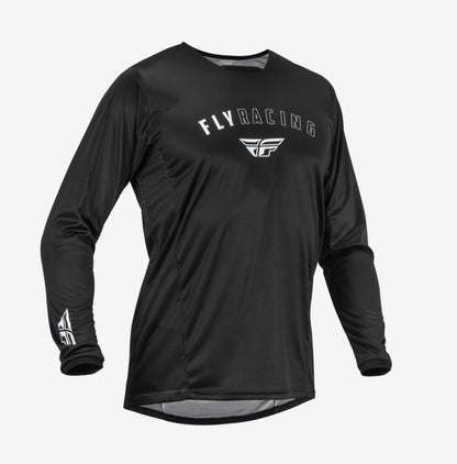 Patrol Motocross Jersey – Black/White | Breathable Off-Road & Dirt Bike MX Riding Gear