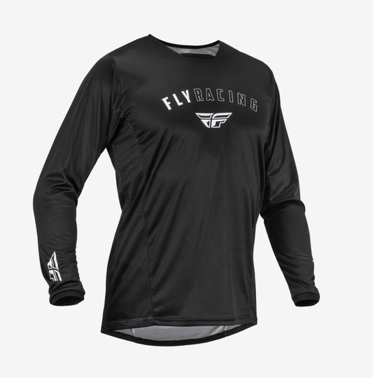 Patrol Motocross Jersey – Black/White | Breathable Off-Road & Dirt Bike MX Riding Gear