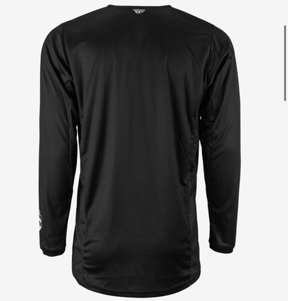 Patrol Motocross Jersey – Black/White | Breathable Off-Road & Dirt Bike MX Riding Gear