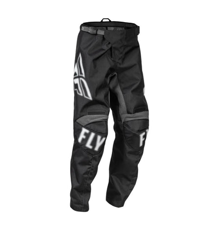 Fly Racing Youth F-16 Pants – Black/White (Size 20)