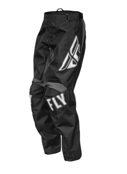 Fly Racing Youth F-16 Pants – Black/White (Size 20)