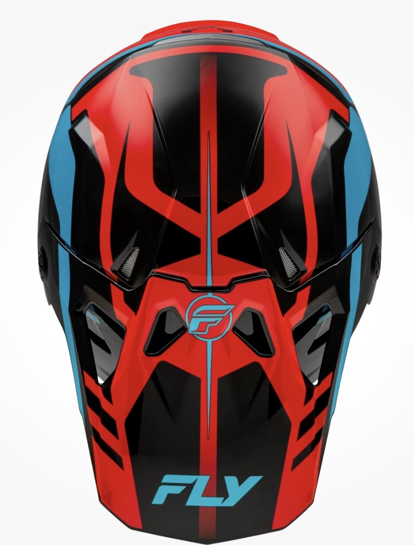 FLY Racing Formula CP Krypton Helmet - Red/Black/Blue (2XL)