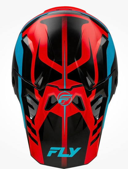 FLY Racing Formula CP Krypton Helmet - Red/Black/Blue (2XL)