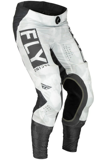 Fly Racing Lite L.E. Stealth Gear Combo – White/Grey | Jersey Large & Pants 32