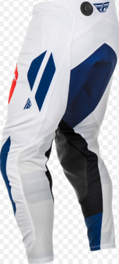 Fly Racing 2025 Evolution DST Pants – White/Black | Size 32 Motocross Pants