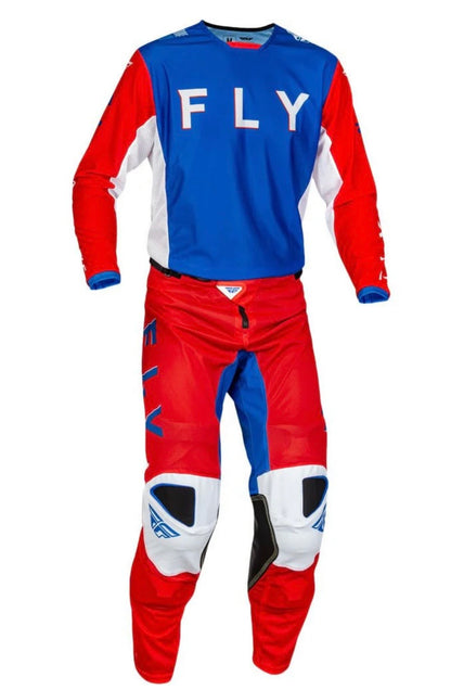 Fly Racing Kinetic Mesh S.E. Kore Gear Set – Closeout | Jersey Size L & Pants Size 34