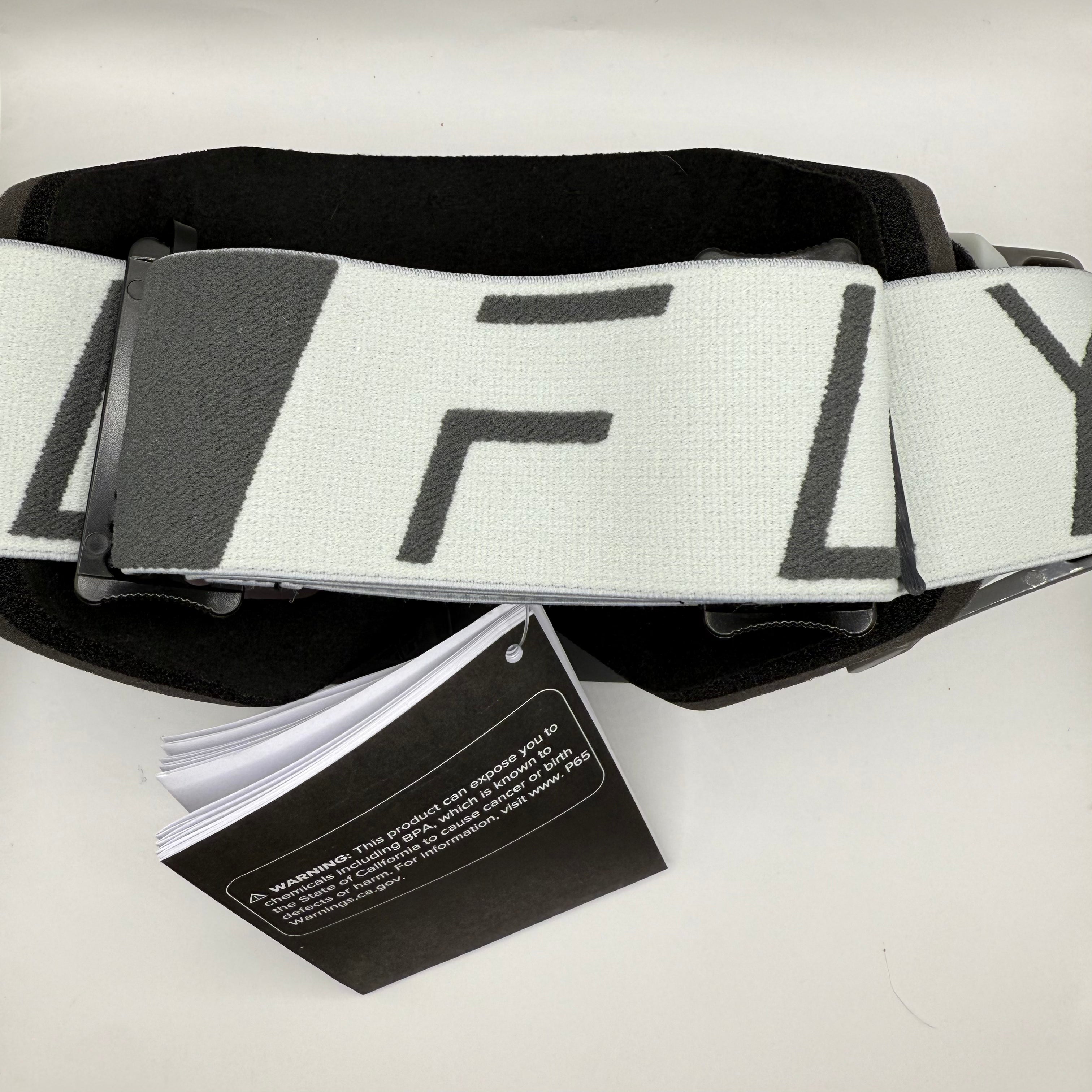 Fly Racing Zone Pro MX Goggles – Gray