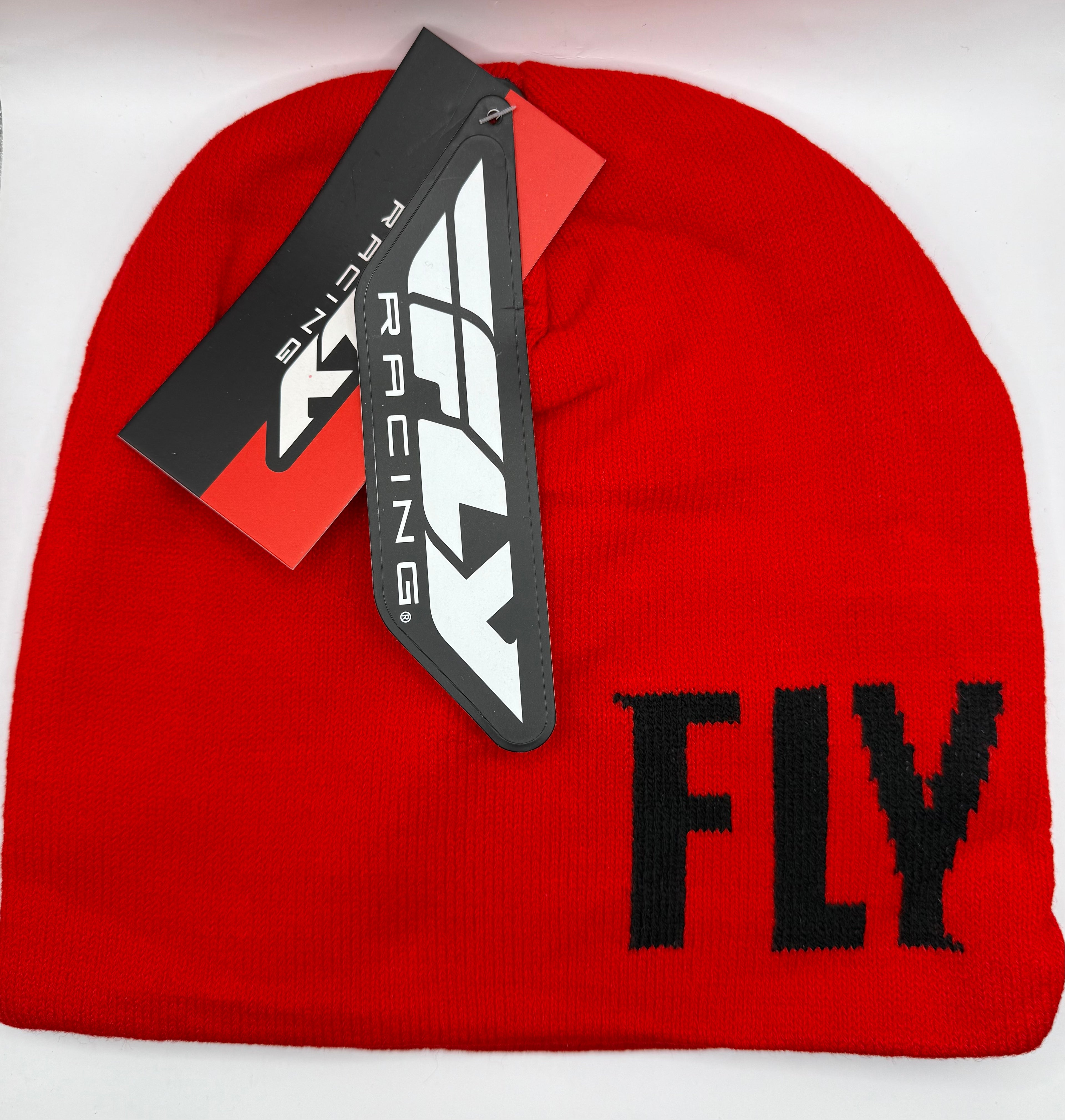 Fly Racing Red Beanie – Official Brand Closeout