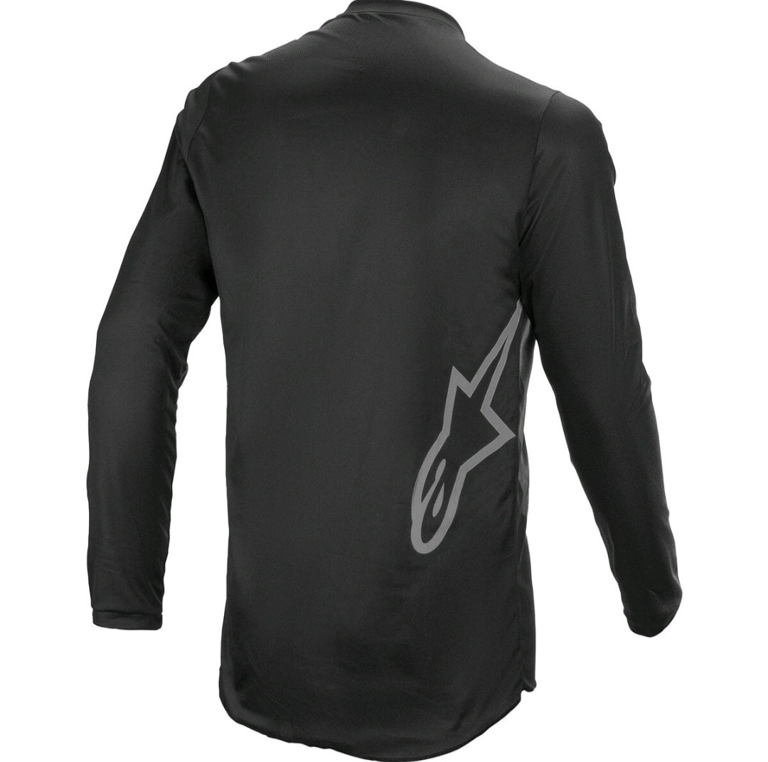Alpinestars Fluid Speed Jersey Black/Gray – Size XL