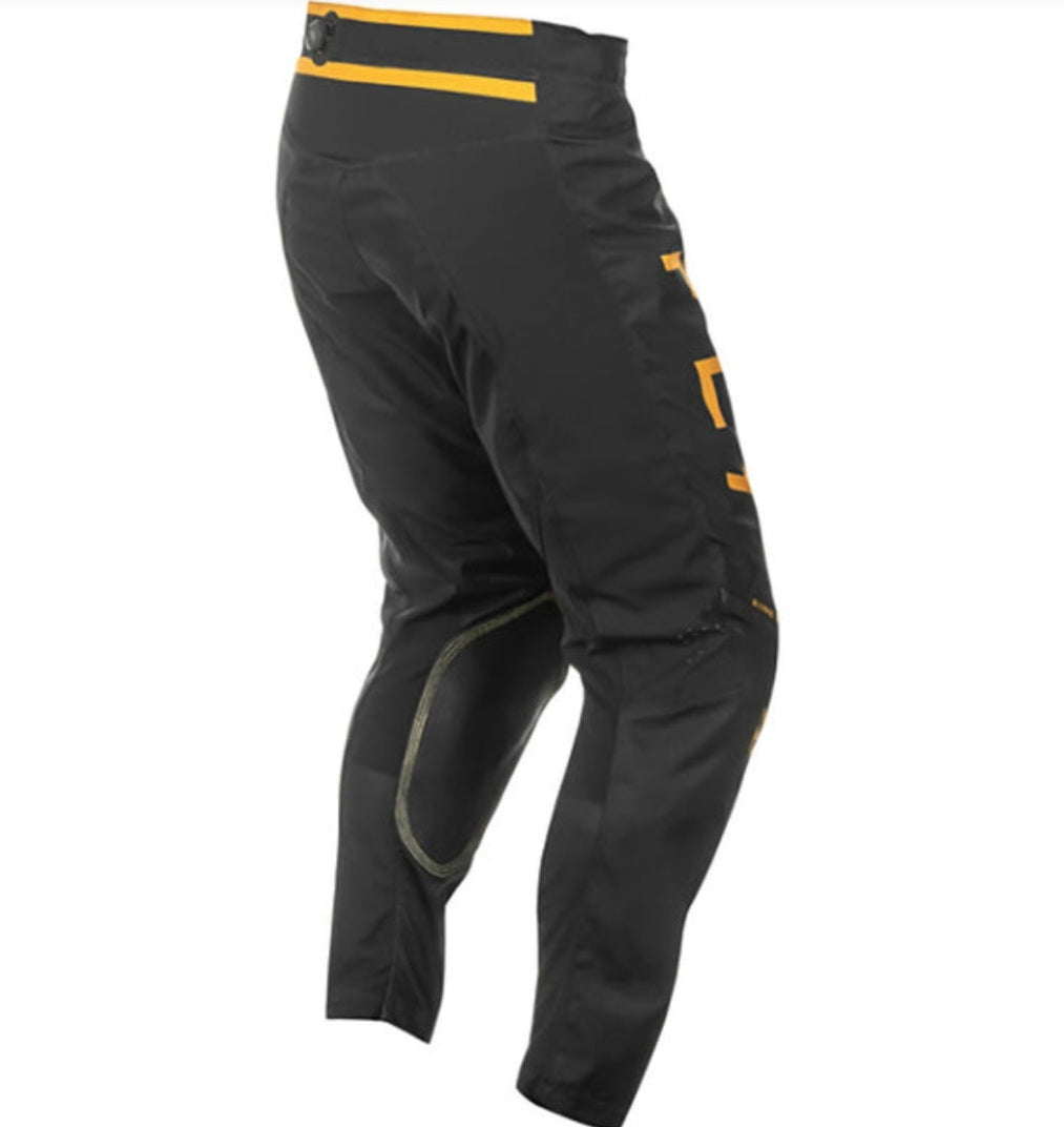 Fly Racing Kinetic Set Jersey Large + Pants 34 Black/Gold