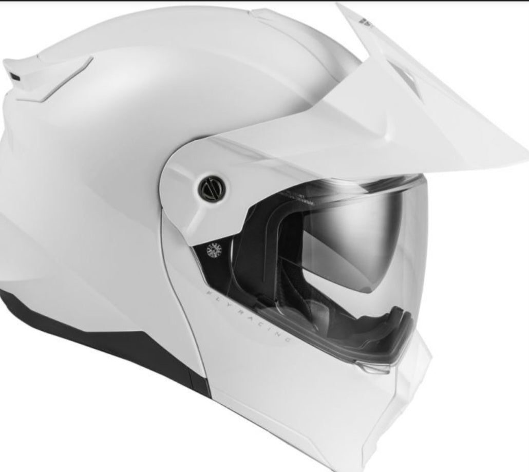 Fly Racing Odyssey Adventure Modular Helmet White – Size 2X