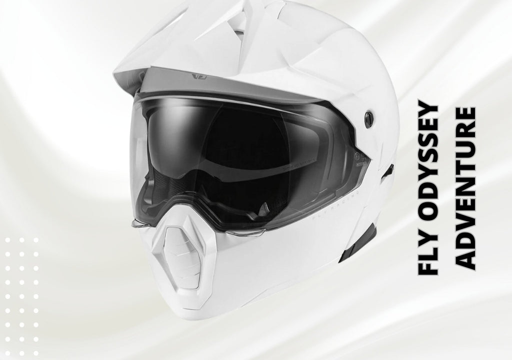 Fly Racing Odyssey Adventure Modular Helmet White – Size 2X