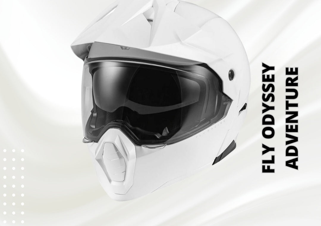 Fly Racing Odyssey Adventure Modular Helmet White – Size 2X