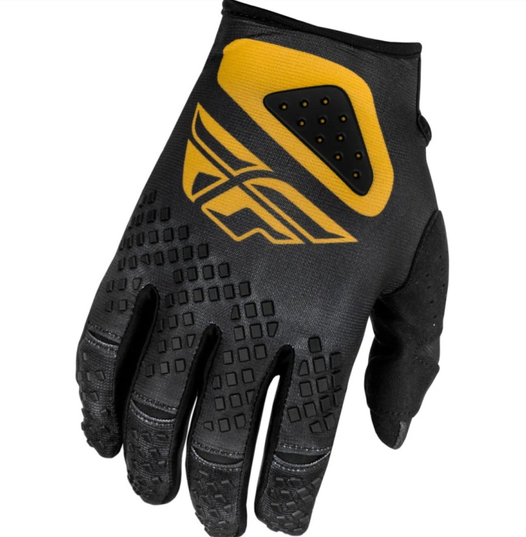 Fly Racing Kinetic Center Gloves Black/Gold