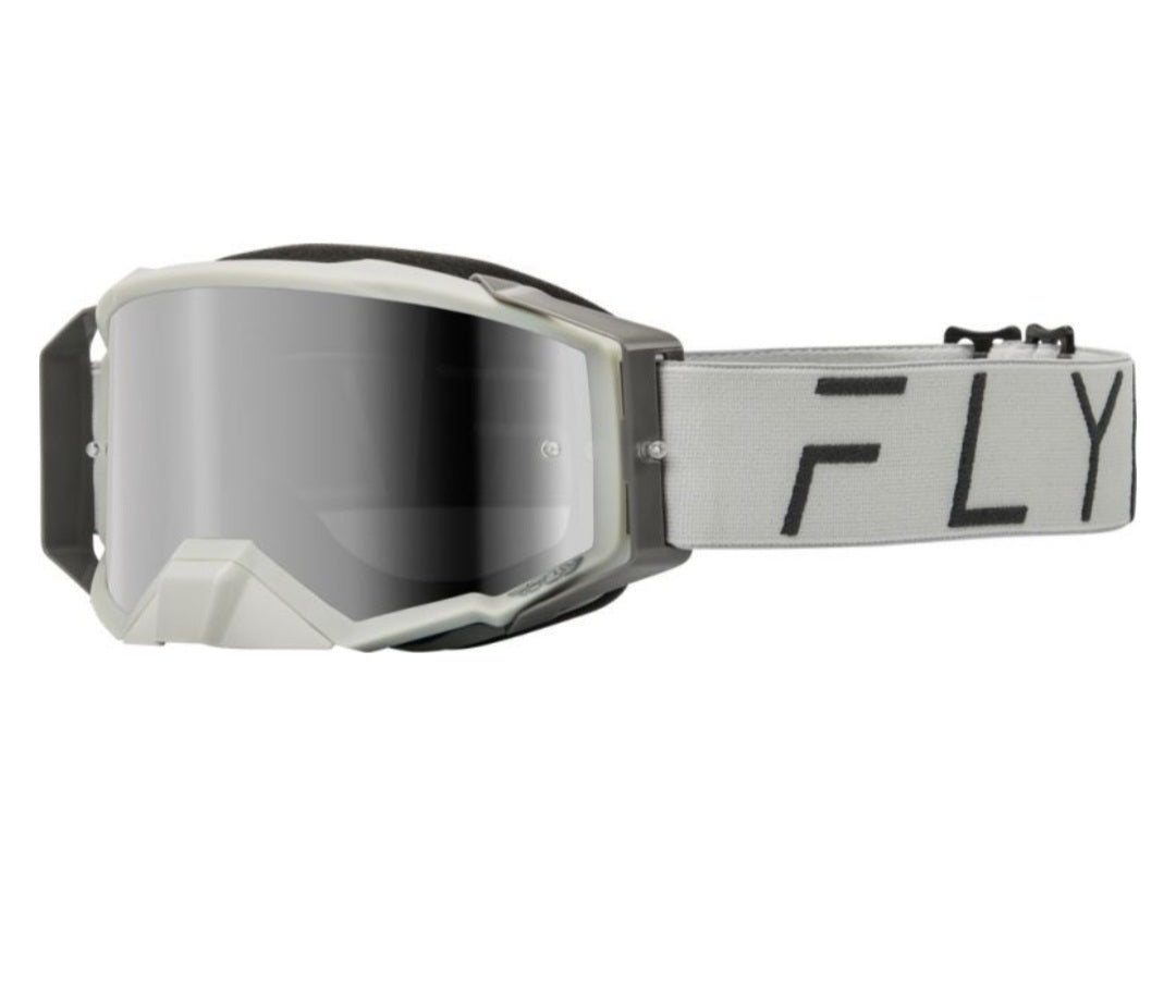 Fly Racing Zone Pro MX Goggles – Gray