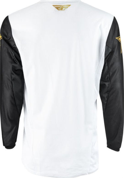 Fly Racing Kinetic Rockstar Energy Set Jersey XL + Pants 36 White/Black/Gold
