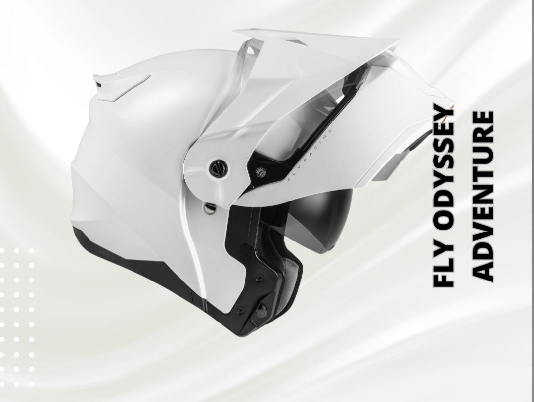 Fly Racing Odyssey Adventure Modular Helmet White – Size 2X