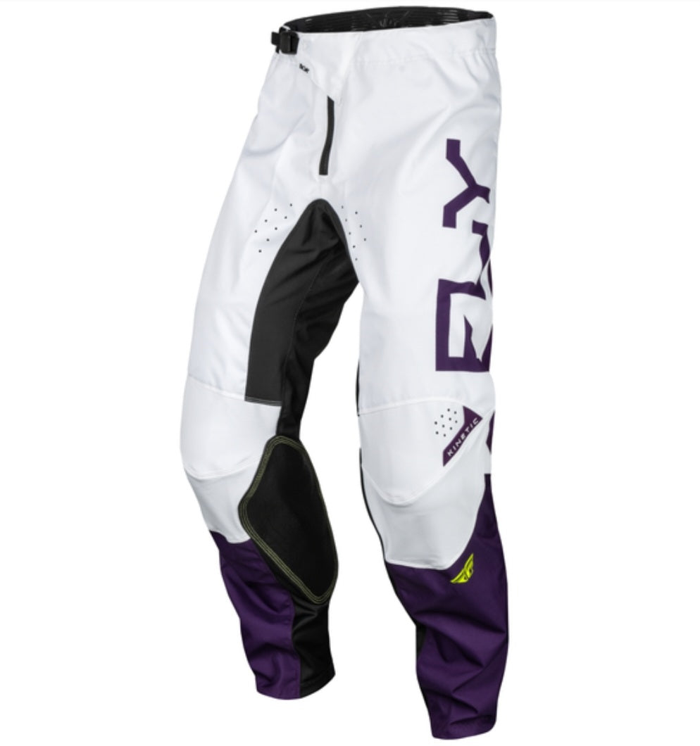 Kinetic Reload Set – Jersey M & Pants 32 Deep Purple / White / Hi-Vis