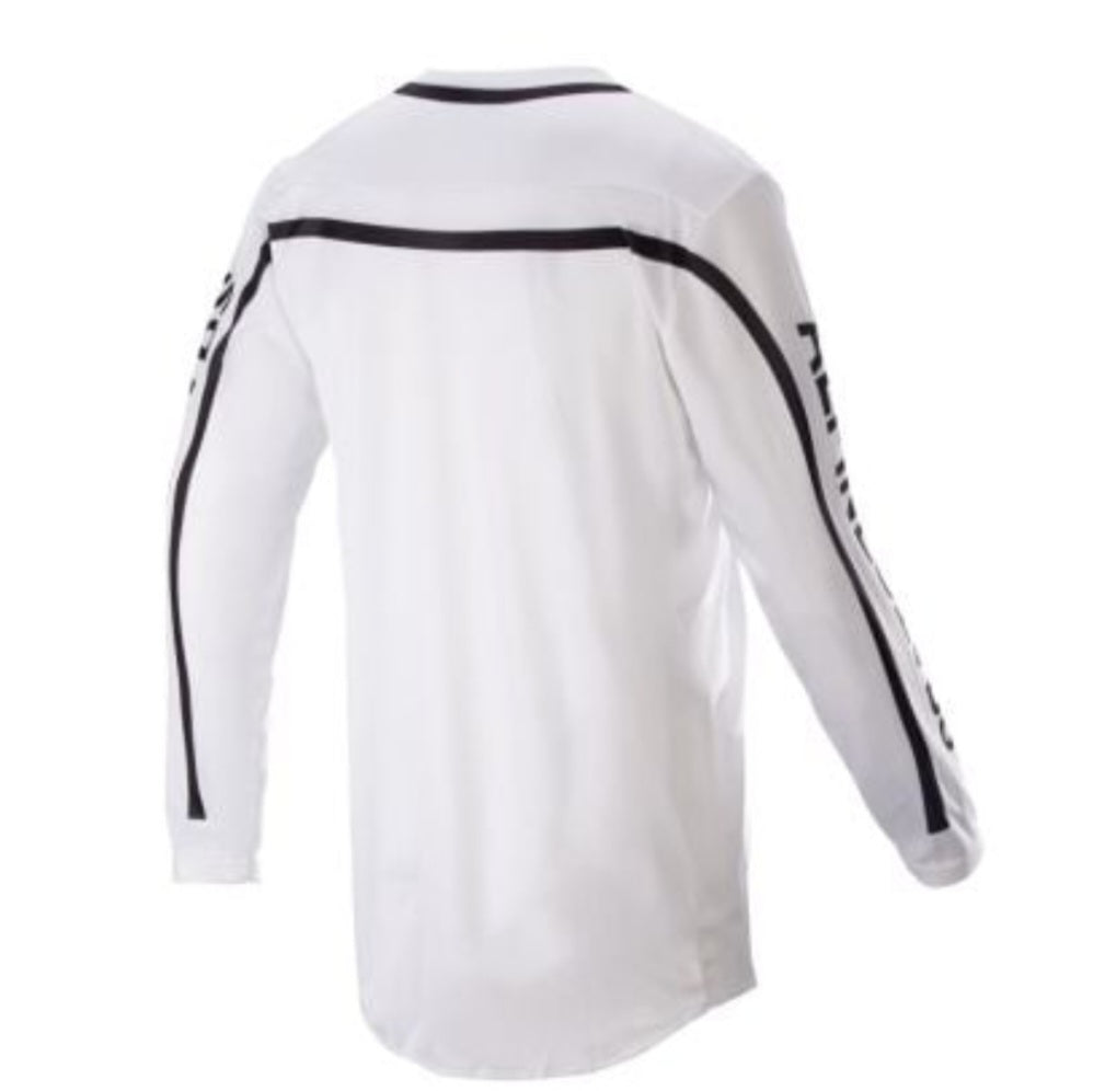 Alpinestars Racer Braap Jersey White/Black – Size 2XL